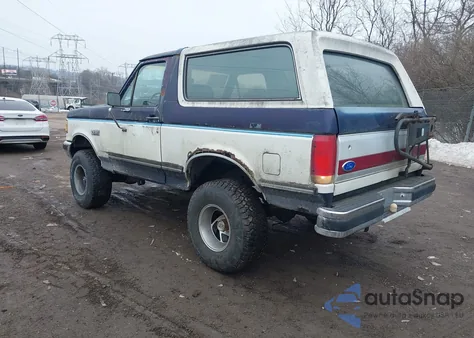 1989 Ford Bronco U100 from USA, damaged, VIN 1FMEU15H1KLA26943